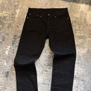 Levi's Men's Jet Black Skinny Jeans